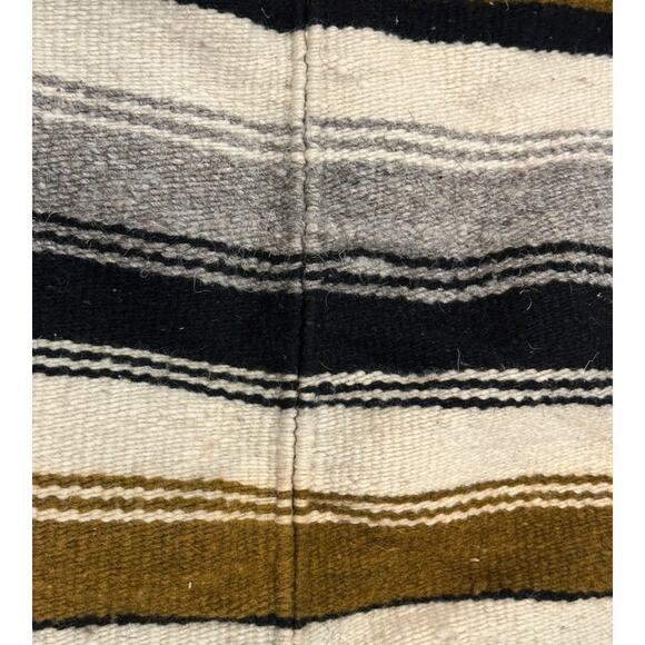 Vintage Hand Woven Native American Aztec Wall Hanging or Wool Rug Zapotec Rug - Picture 4 of 16